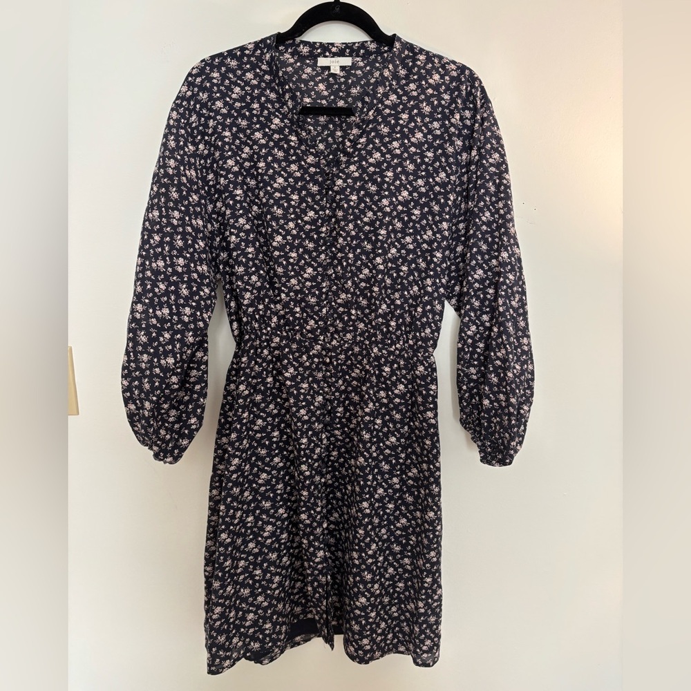 Joie Floral Black Dress